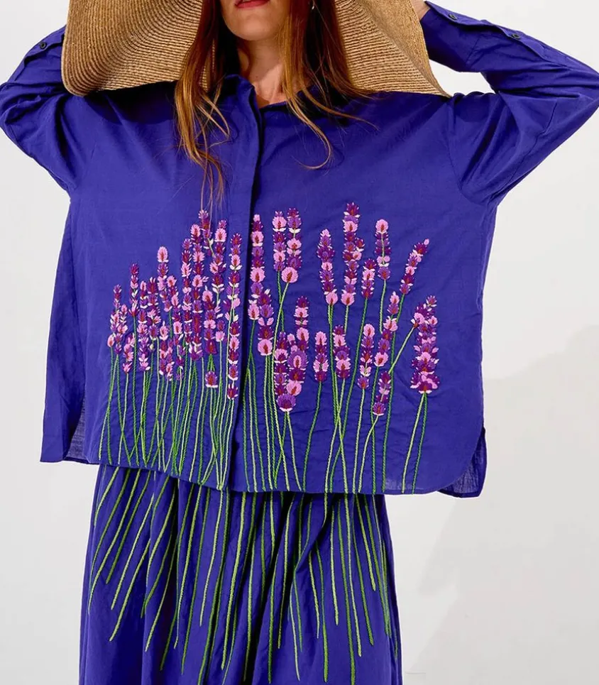 Chemise Greta Royal Blue