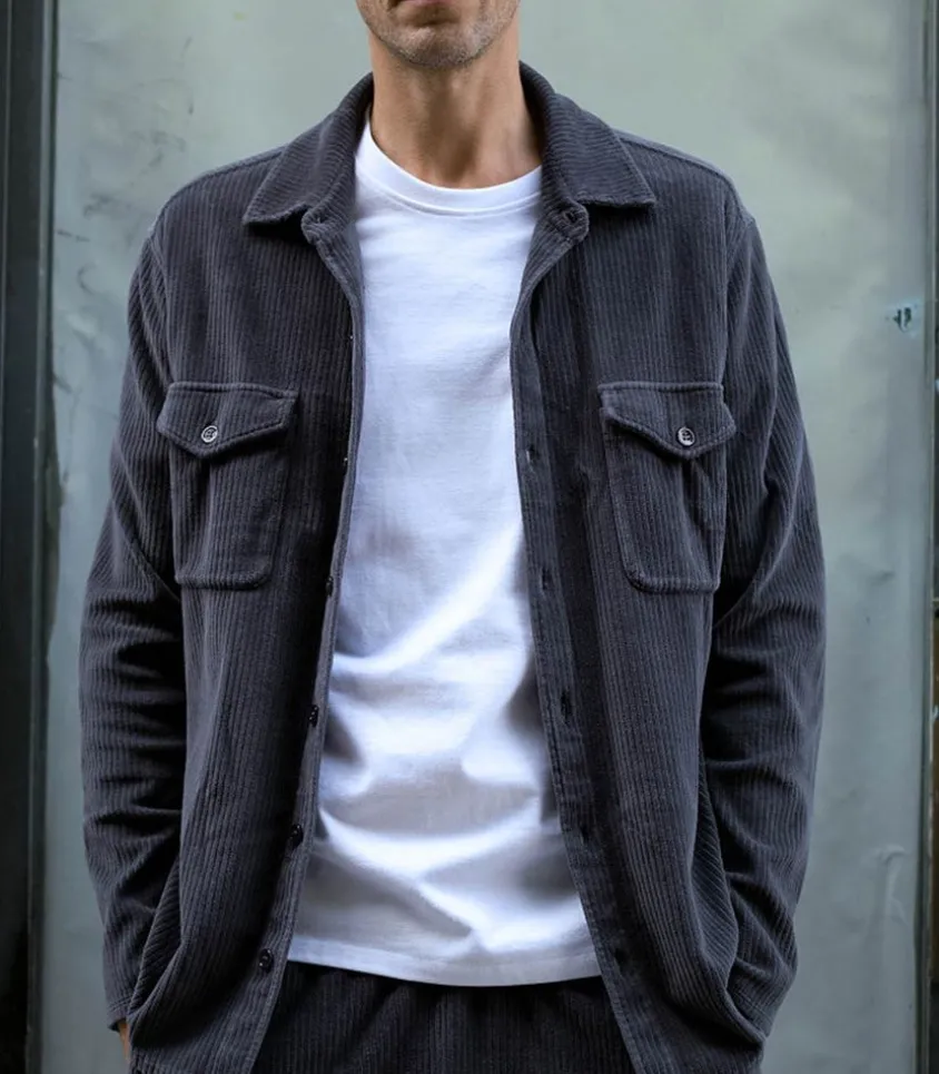 Chemise Homme Velours Cotele En Coton