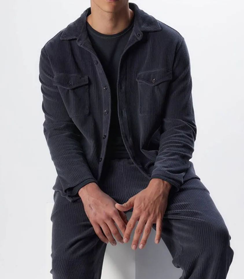 Chemise Homme Velours Cotele En Coton