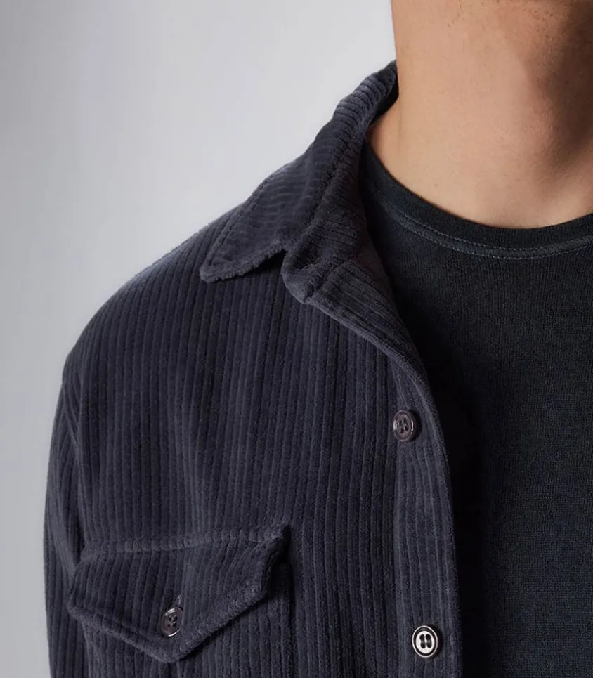 Chemise Homme Velours Cotele En Coton