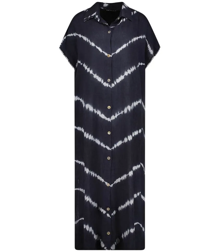 Chemise Longue Mykonos Bleu Nuit