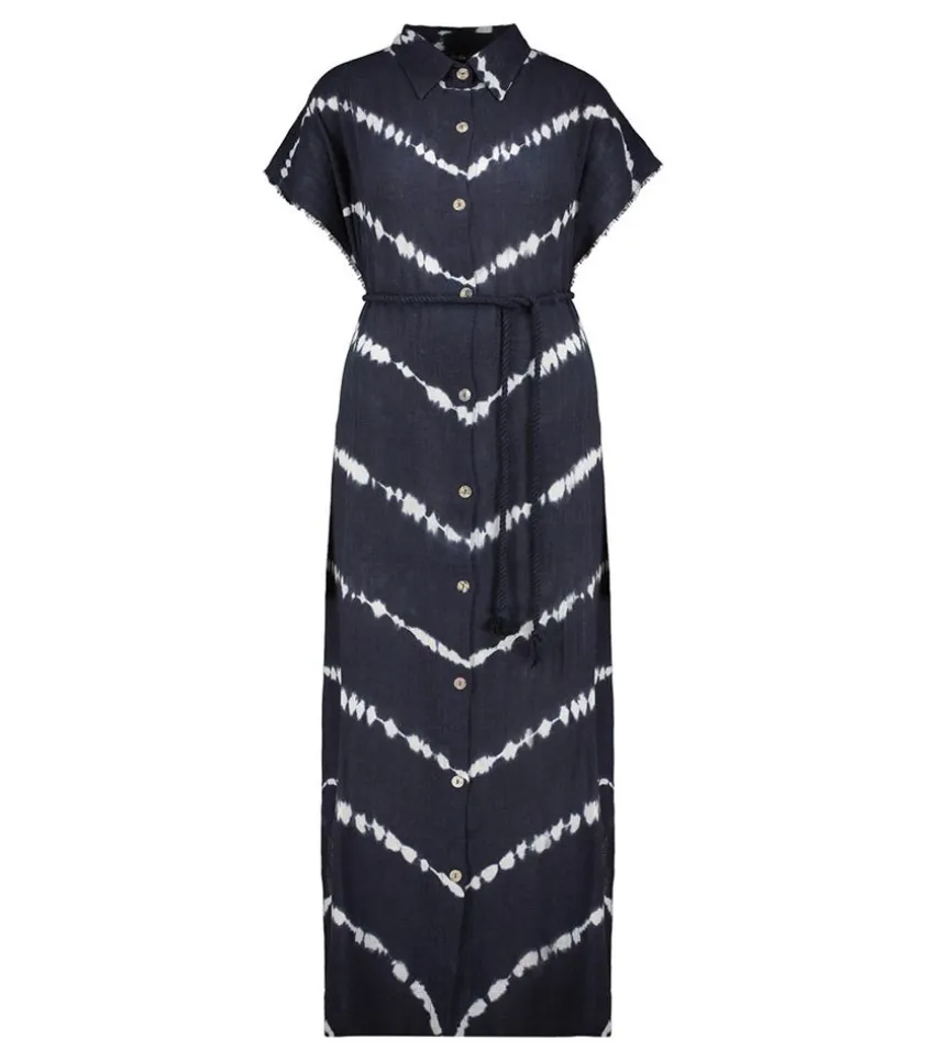 Chemise Longue Mykonos Bleu Nuit