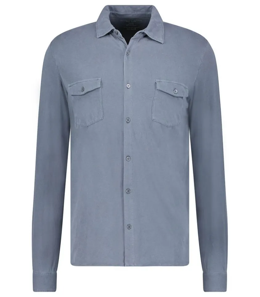 Chemise Manches Longues Homme Blue Denim