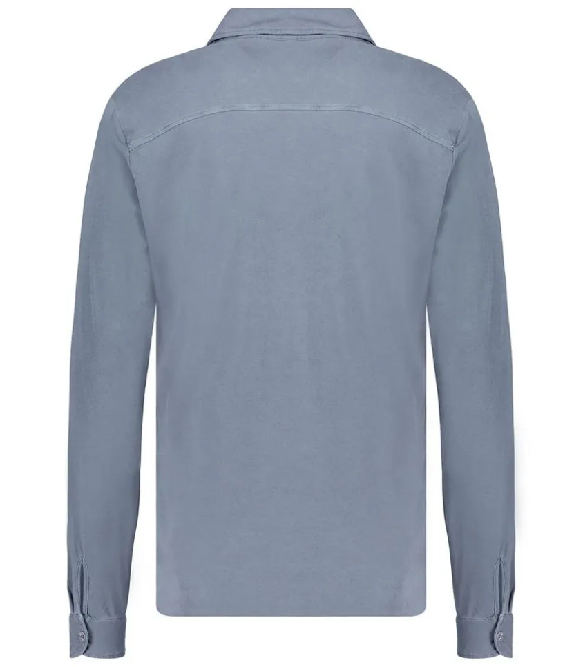 Chemise Manches Longues Homme Blue Denim