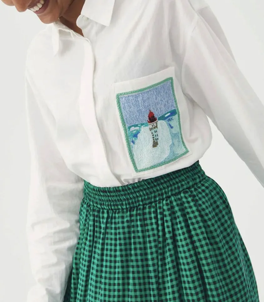 Chemise Milou Le Phare Blanc