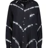 Chemise Oversize Mykonos Tie & Dye Black Navy