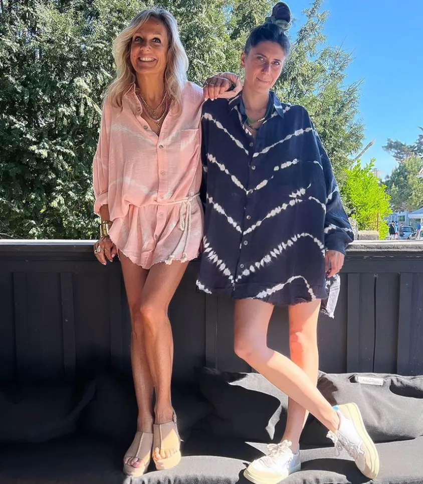 Chemise Oversize Mykonos Tie & Dye Black Navy