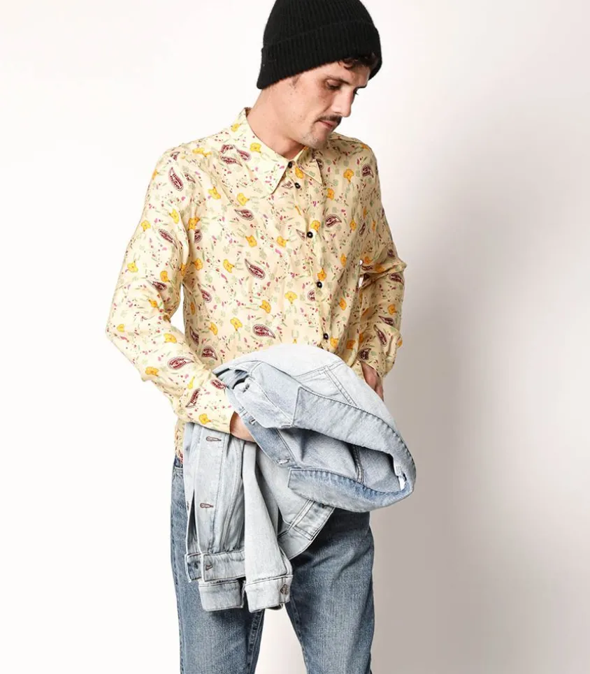 Chemise Paisley En Soie