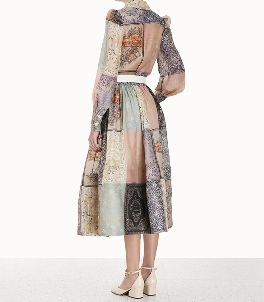 Chemisier Lyrical Book Print Book Cover Patch