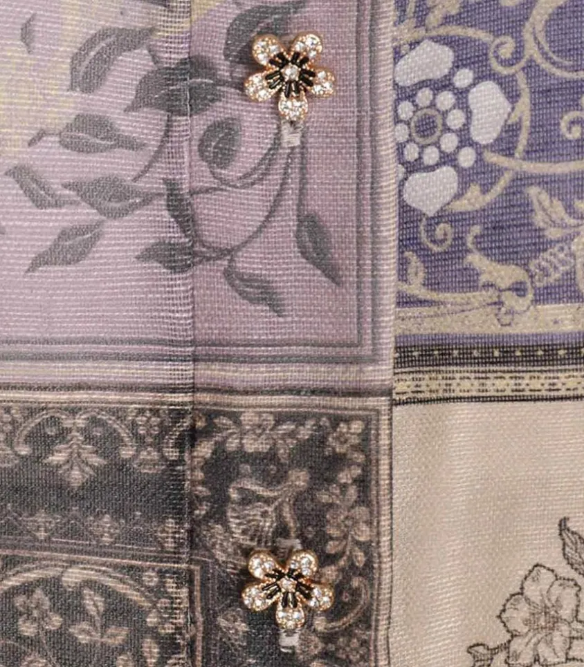 Chemisier Lyrical Book Print Book Cover Patch