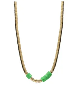 Collier Hibiscus Vert X Jane De Boy