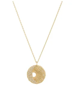 Collier Medaille Soleil & Lune