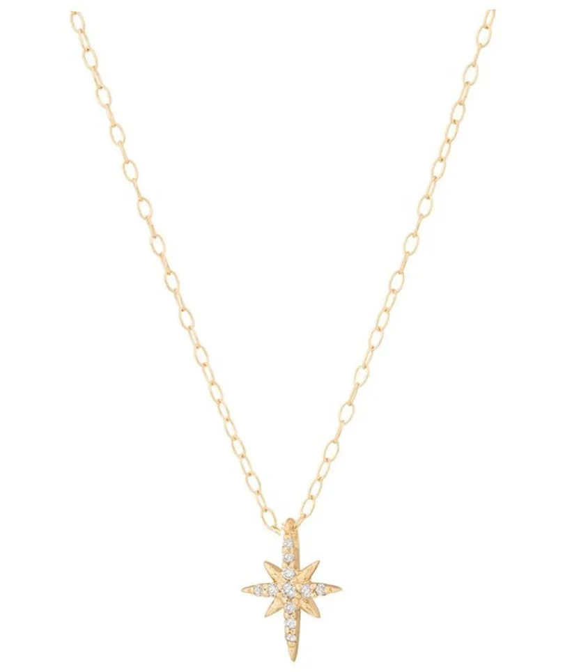 Collier North Star Diamant Or Jaune 45 Cm