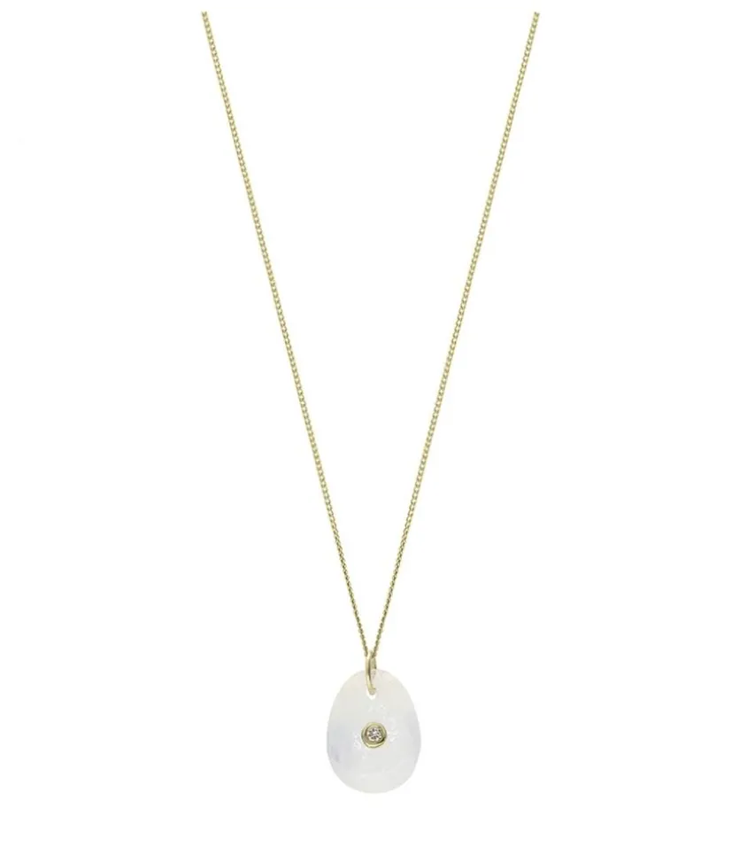 Collier Or Jaune Orso N°1 Moonstone