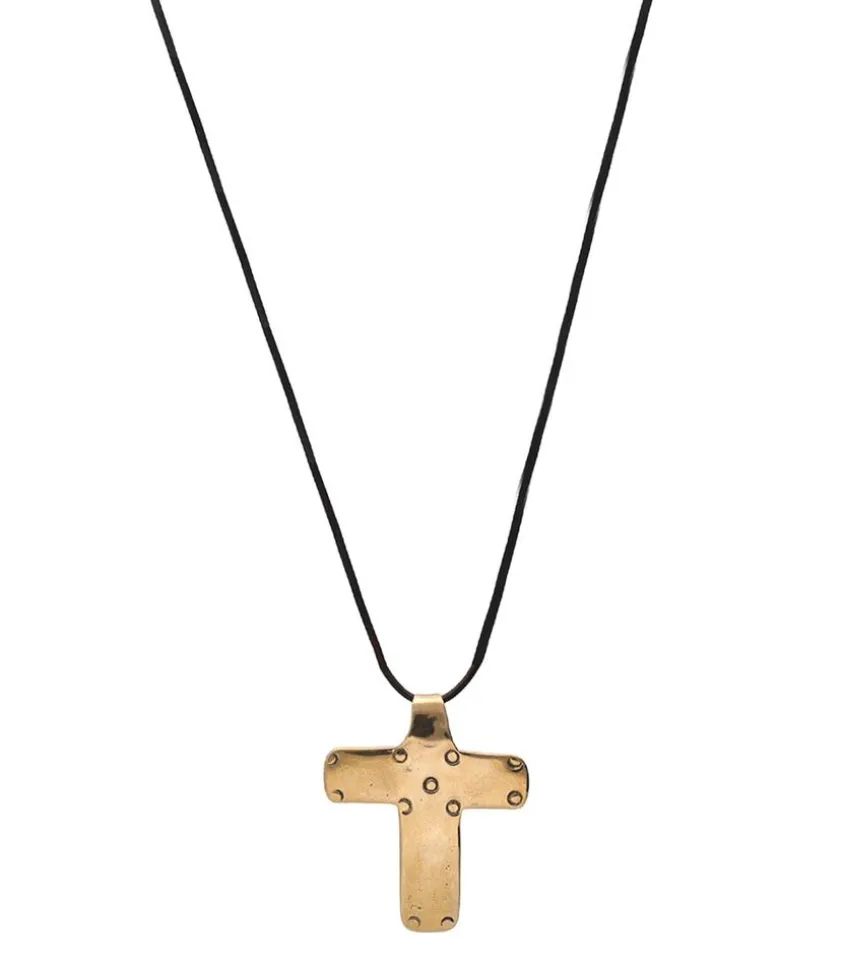 Collier Padres Cross Bronze