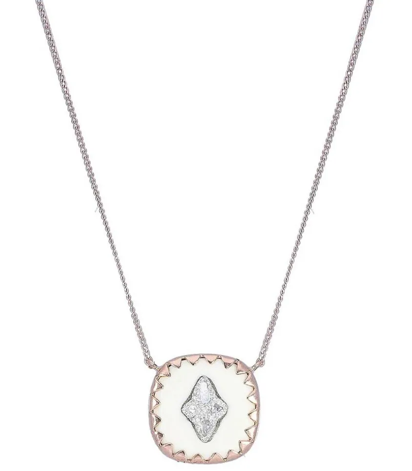 Collier Pierrot N° 2 Blanc Et Diamants