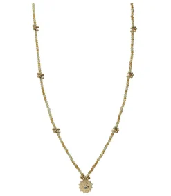 Collier Precieux Vert D'Eau