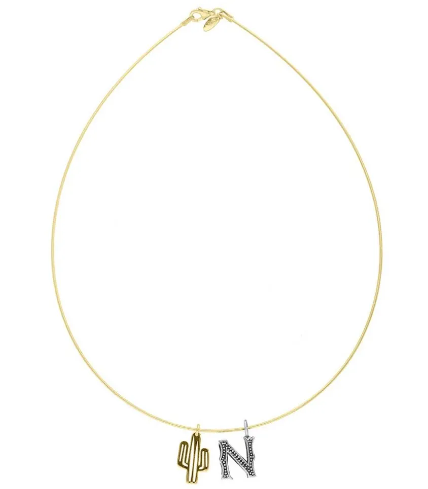 Collier Tour De Cou Lettre Cactus
