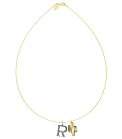 Collier Tour De Cou Lettre Cactus