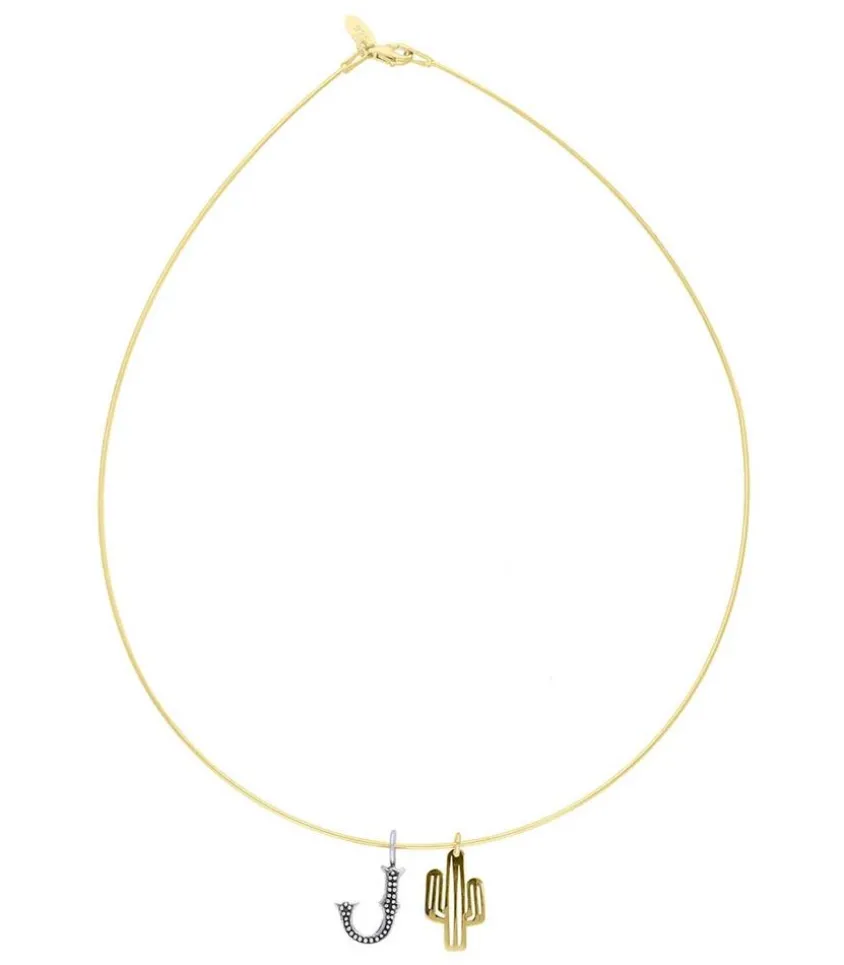 Collier Tour De Cou Lettre Cactus