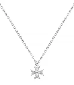 Collier Yesterday Simple Or Blanc