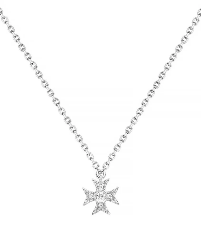 Collier Yesterday Simple Or Blanc