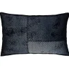 Coussin Cachemire Et Laine 60 X 35 Cm Bleu