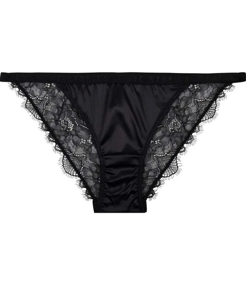 Culotte Wild Rose Black Satin