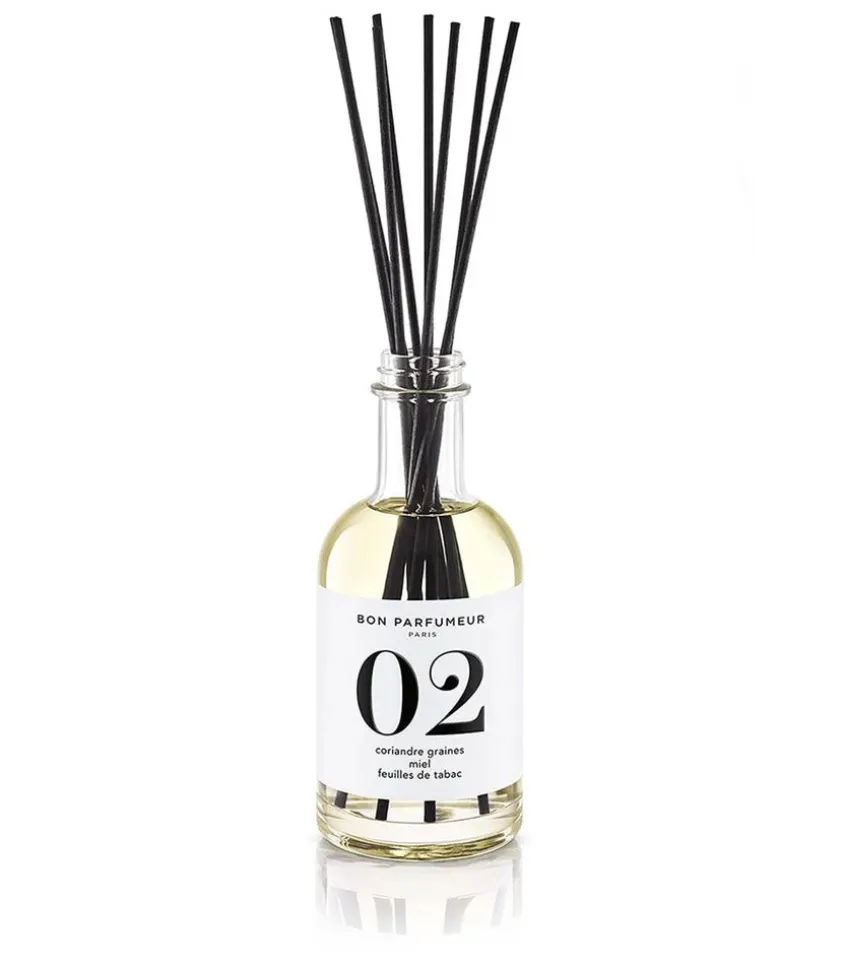 Diffuseur De Parfum D'intérieur 02 Graines De Coriandre, Miel Et Feuilles De Tabac 200 Ml