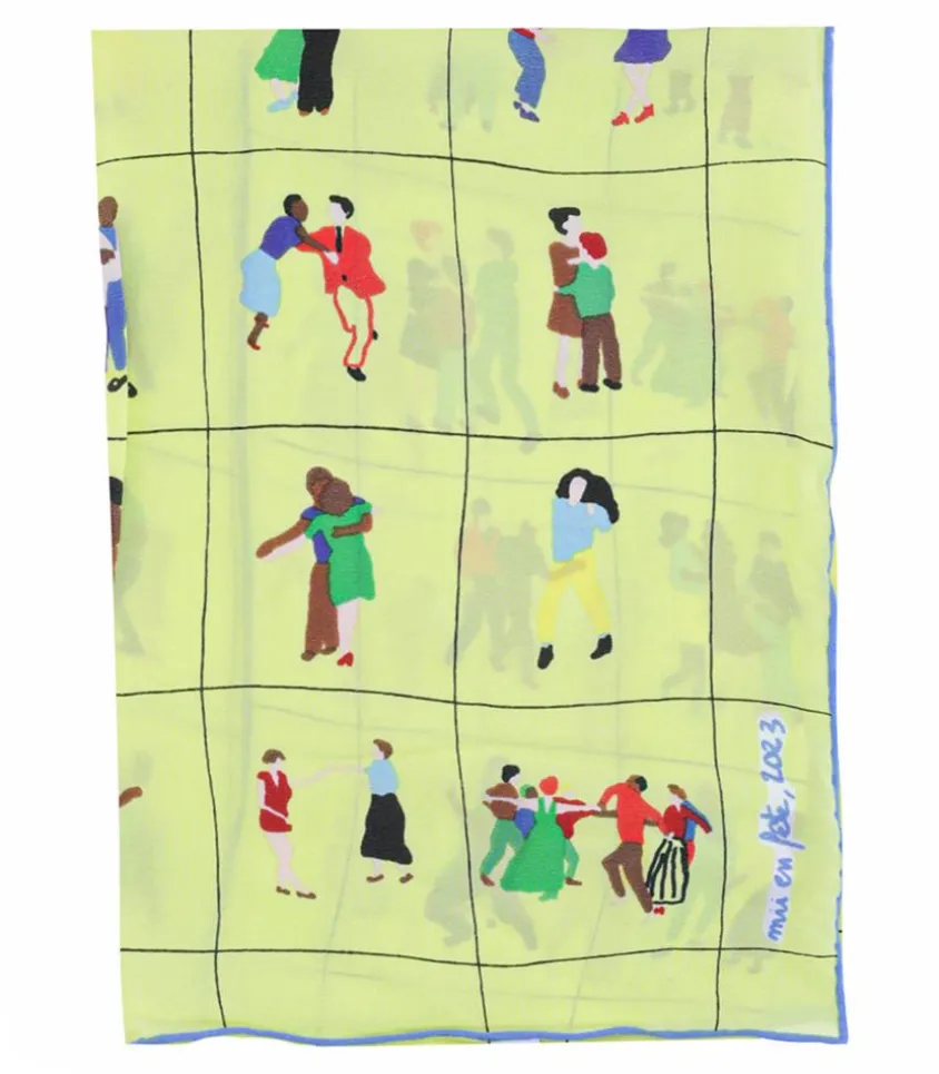 Foulard Le Carre Danseurs Luciole