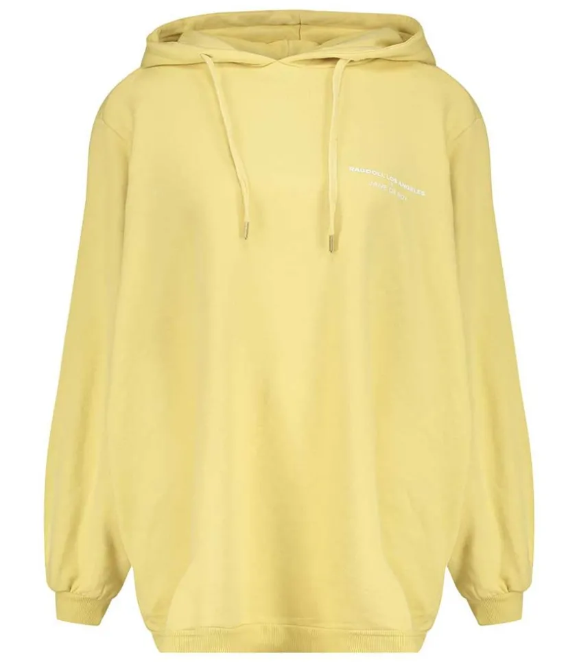 Hoodie Super Oversized Soft Yellow X Jane De Boy