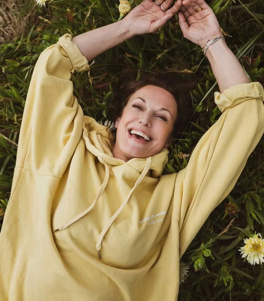 Hoodie Super Oversized Soft Yellow X Jane De Boy