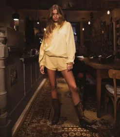 Hoodie Super Oversized Soft Yellow X Jane De Boy