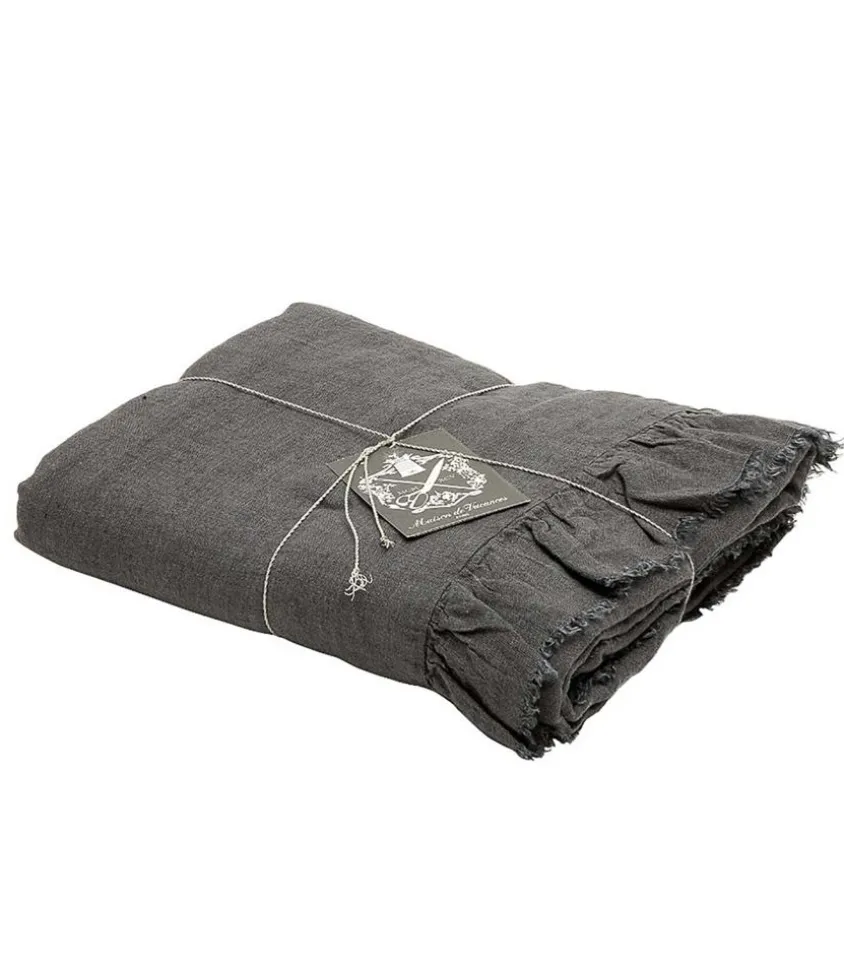 Housse De Couette Boho Lin Lave 140 X 200 Cm