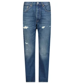 Jean 501® Original Destructed Dark Indigo