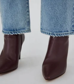 Jean Droit Bostania Taille Basse Bleu