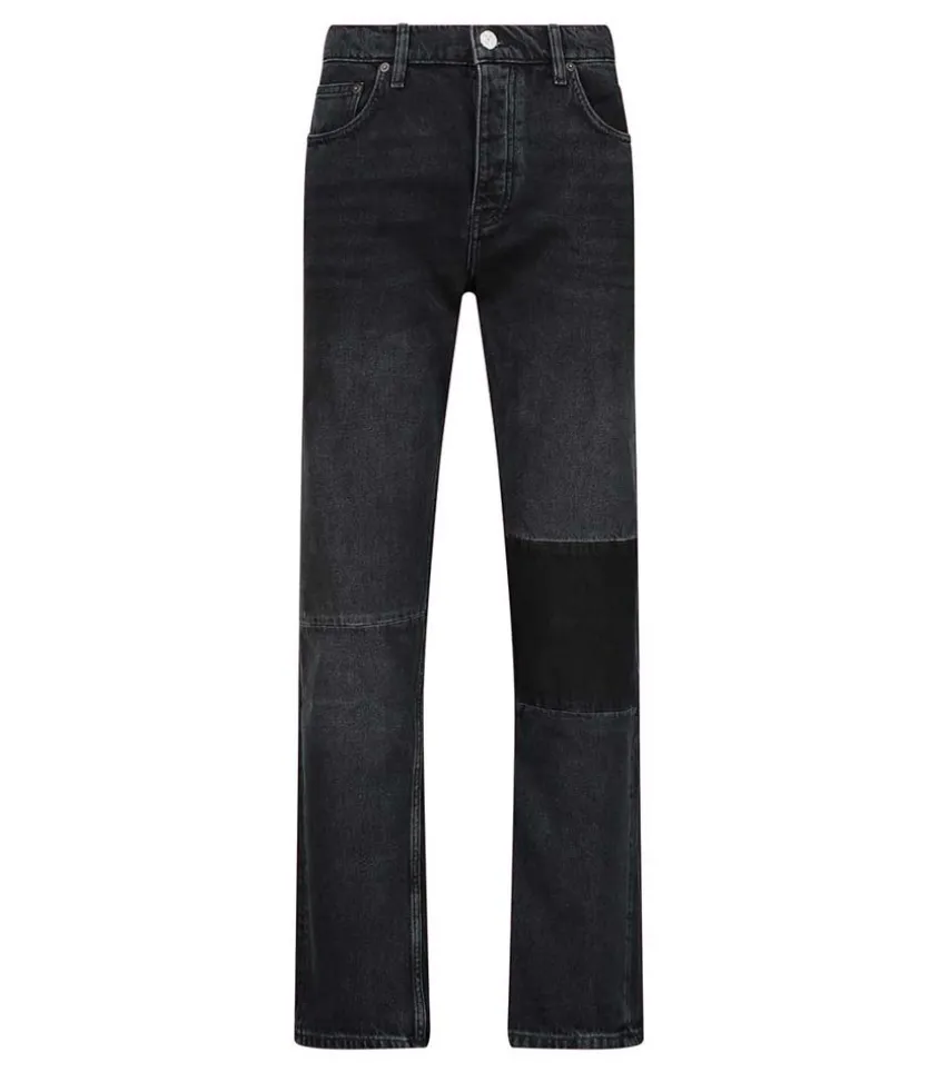 Jean Droit Homme A Patch Modern Blocking