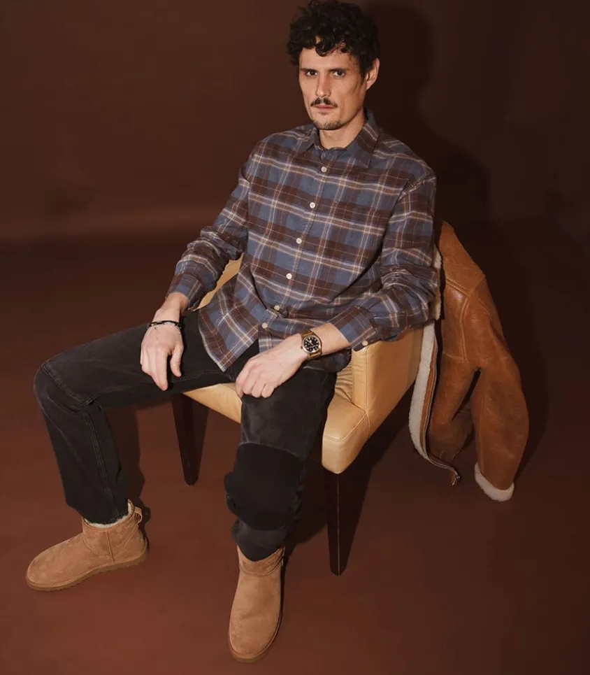 Jean Droit Homme A Patch Modern Blocking