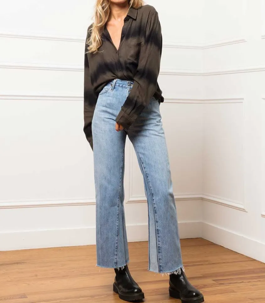 Jean Flare Crop Taille Haute Levi'S