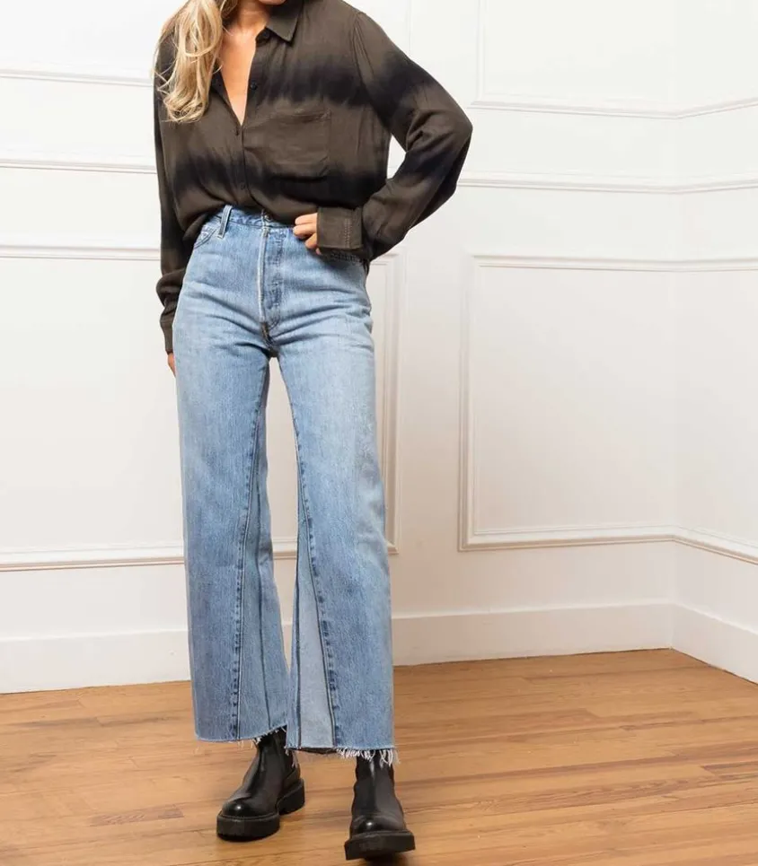 Jean Flare Crop Taille Haute Levi'S