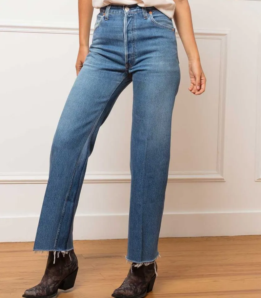 Jean Flare Crop Taille Haute Levi'S