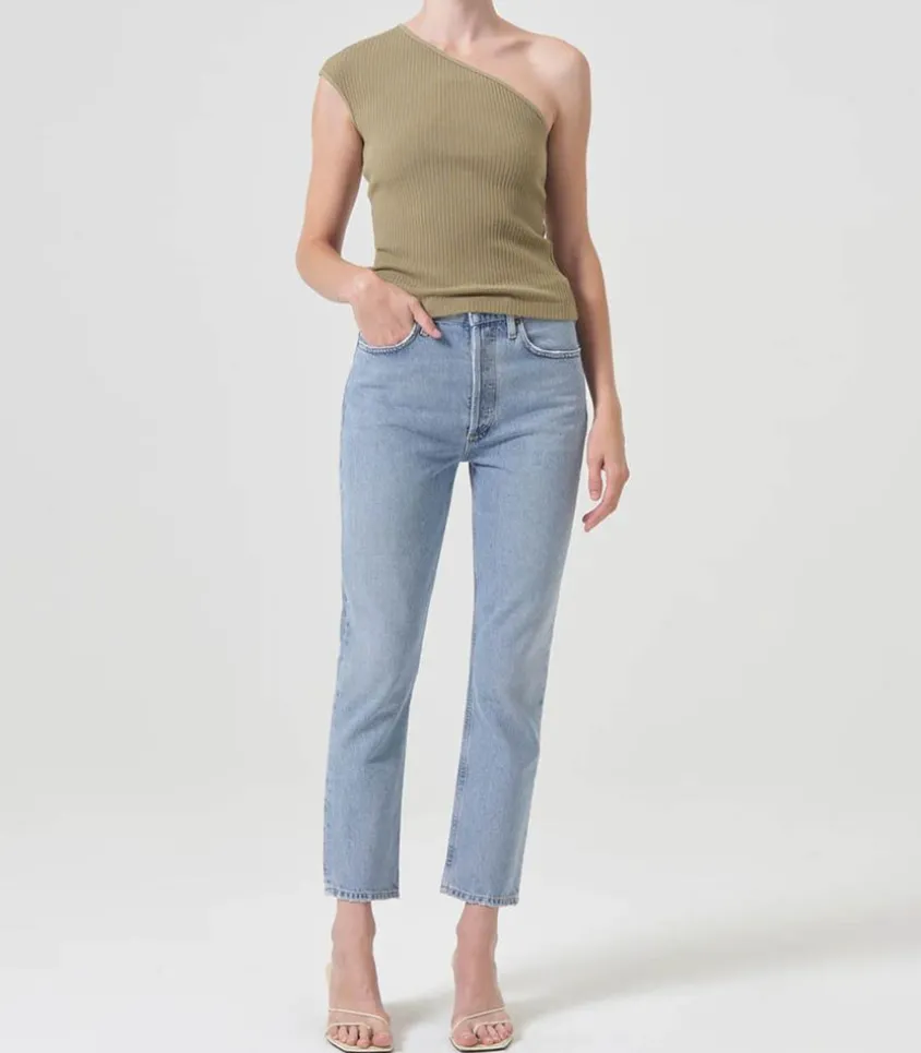 Jean High Rise Cropped Riley Dimension