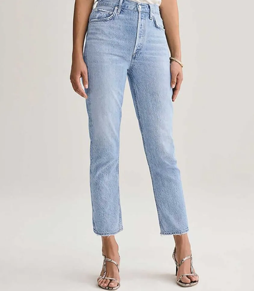 Jean High Rise Cropped Riley