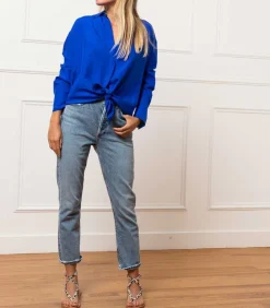 Jean High Rise Cropped Riley