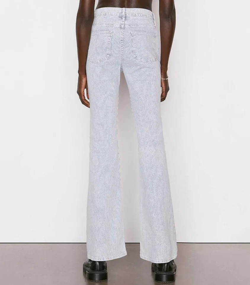 Jean Le High Flare Rayures