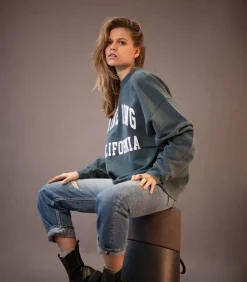 Jean Mckellar Wide Straight Selvedge Blue