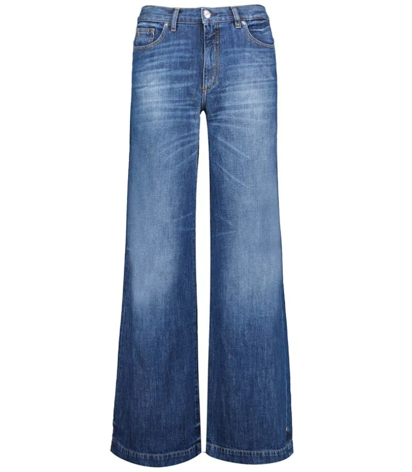 Jean Nadia Palazzo Over Clean Bleu