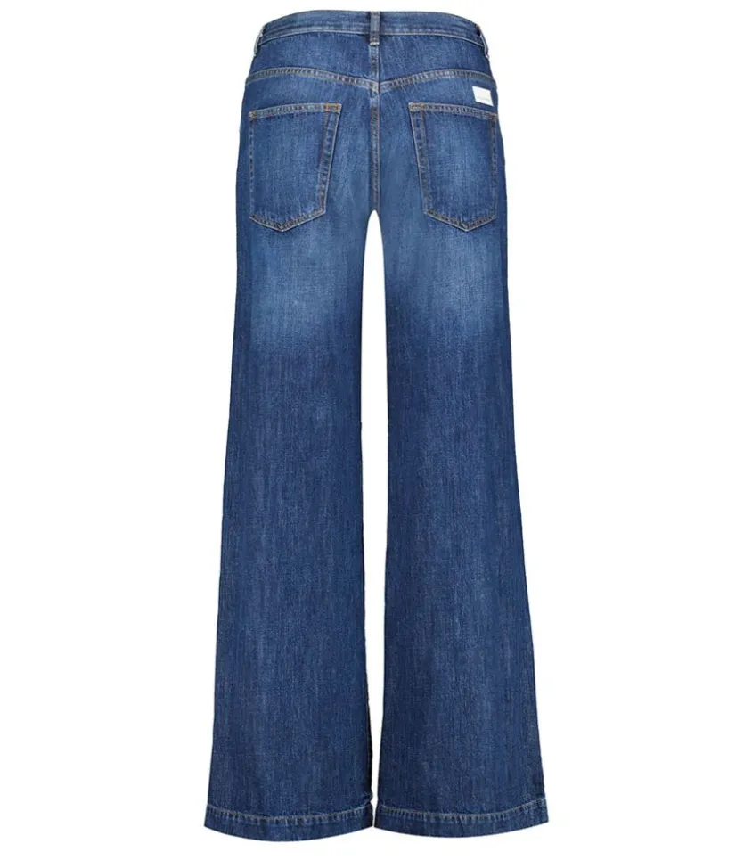 Jean Nadia Palazzo Over Clean Bleu