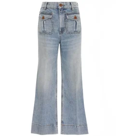Jean Raie Cropped Flare