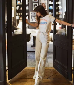 Jean 70S Pocket Wide Leg Rinsed Birch